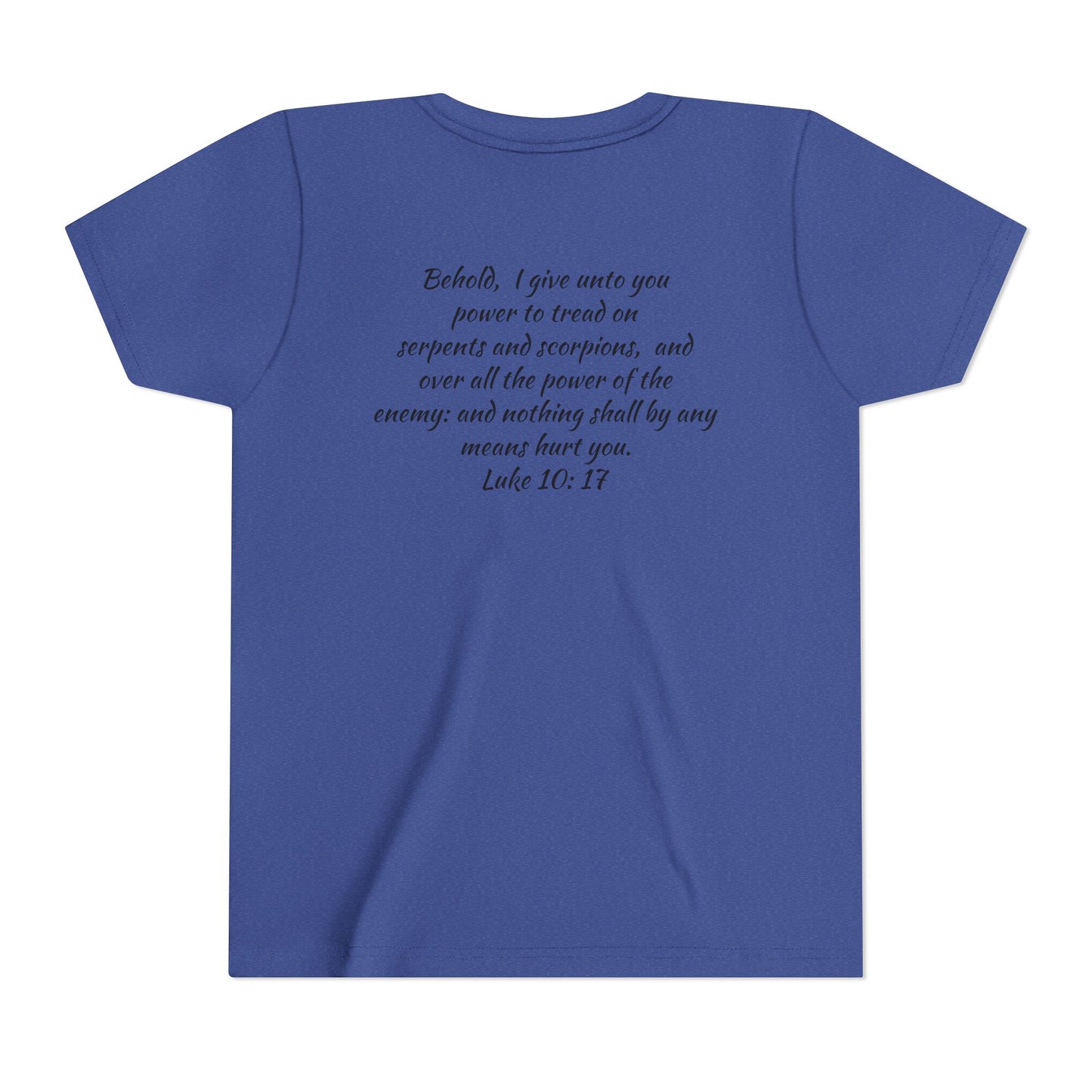Youth Short Sleeve Tee - Let Me Cook! with Inspirational Bible Verse
