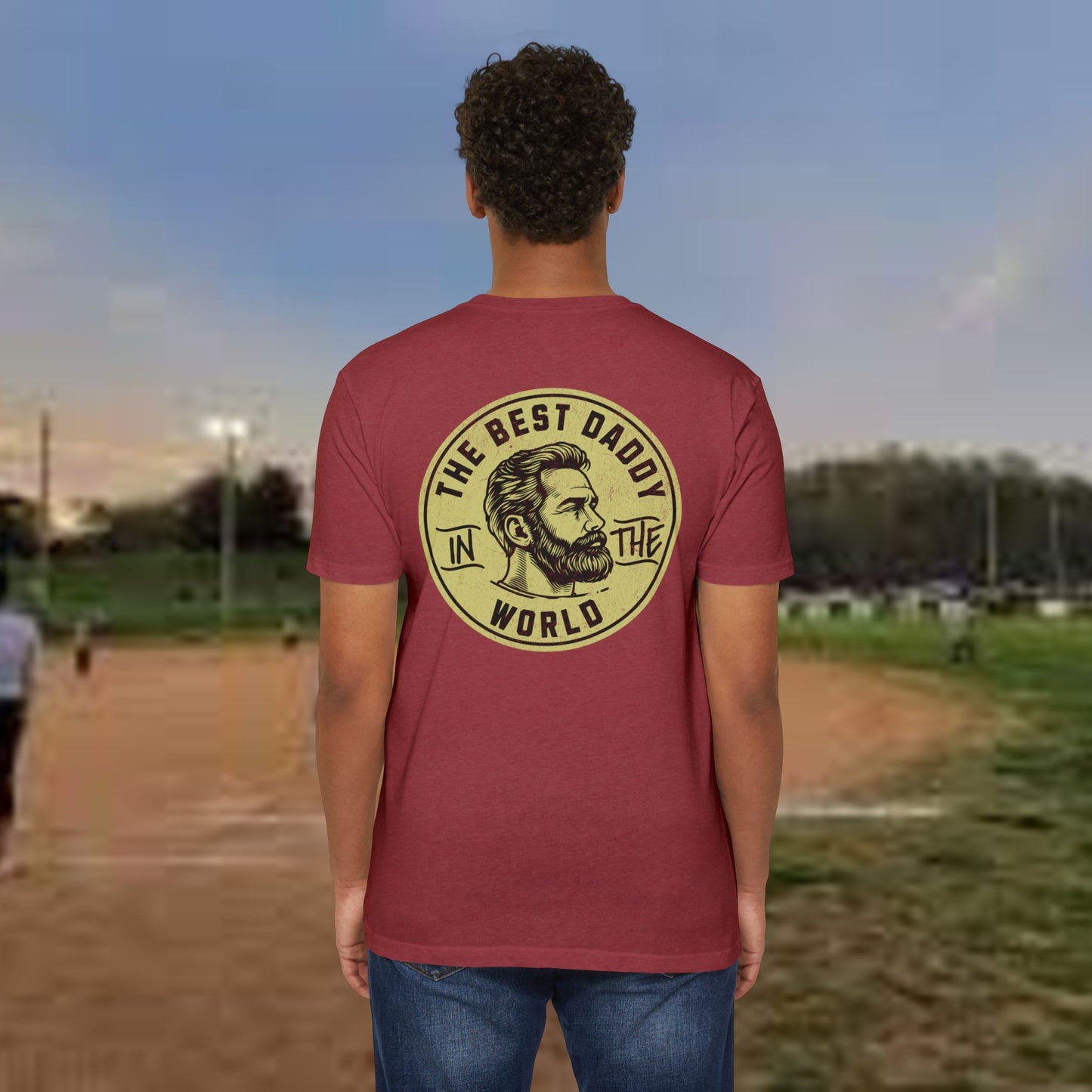 "The Best Daddy in the World" Vintage Graphic Tee – Next Level 6210