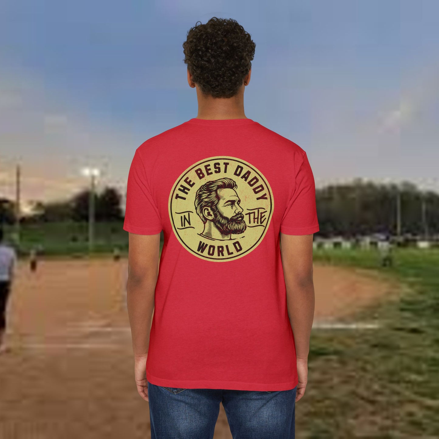 "The Best Daddy in the World" Vintage Graphic Tee – Next Level 6210