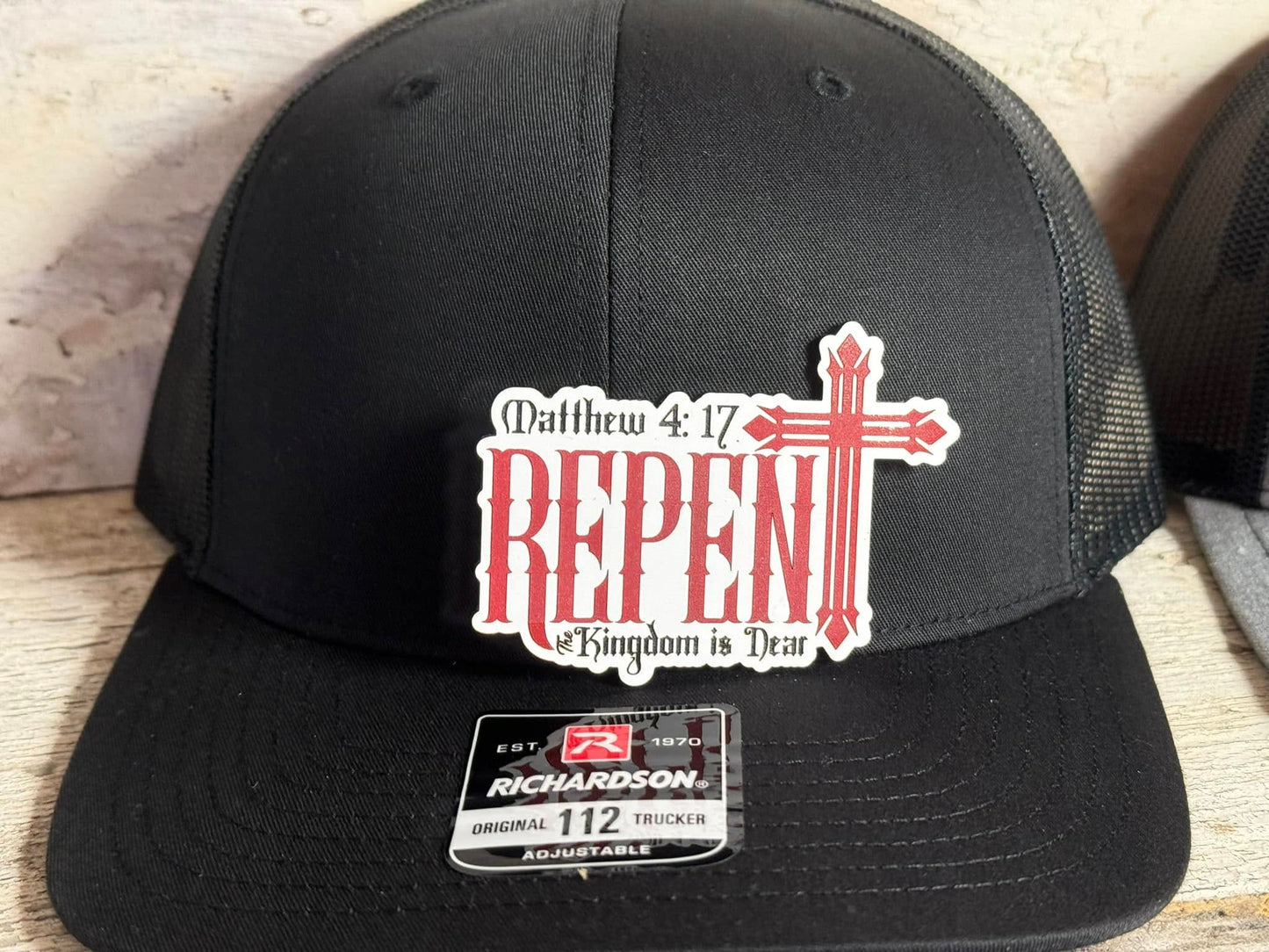 Faith-based pre-made patches Leather/Acrylic