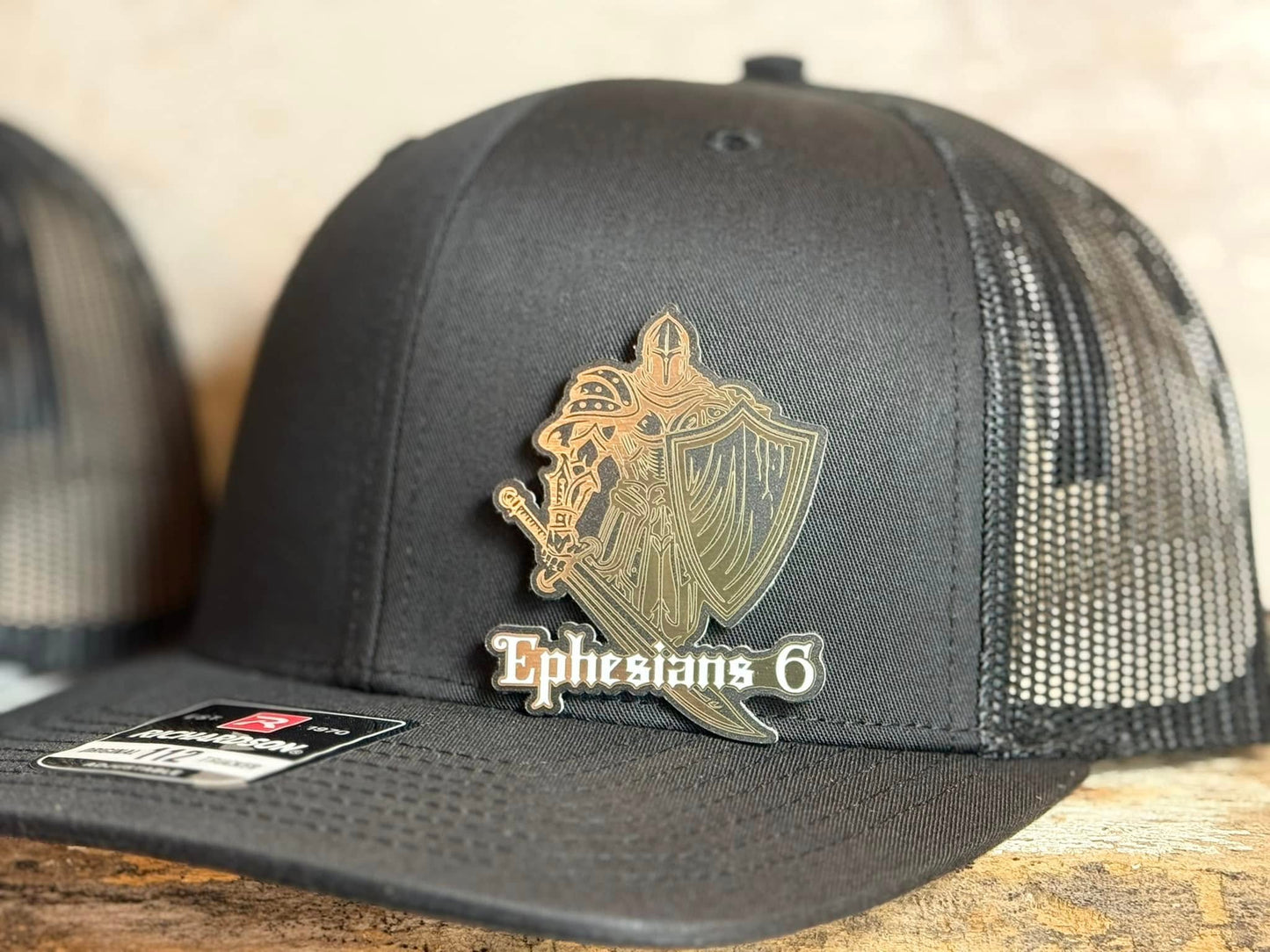 Faith-based pre-made patches Leather/Acrylic