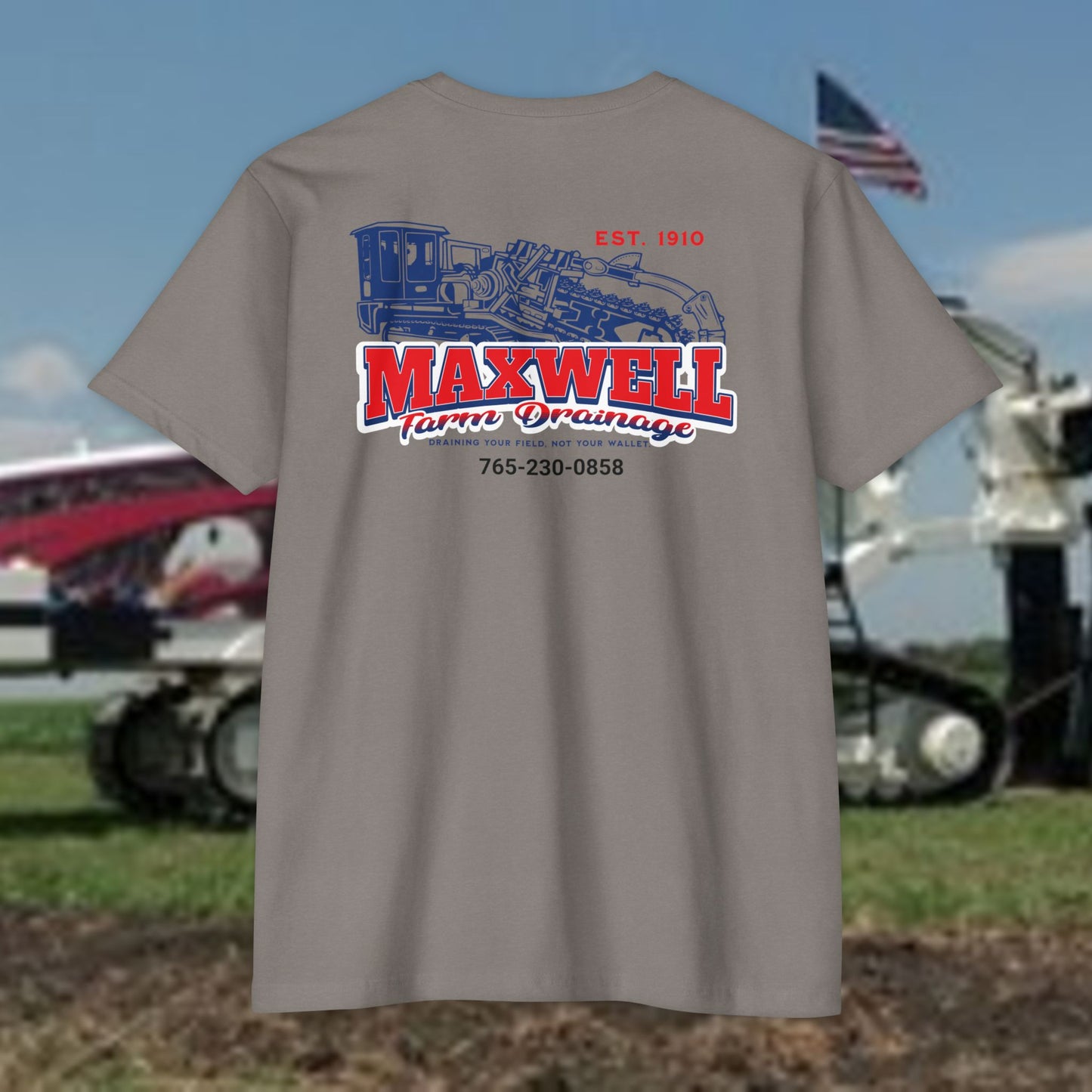 Maxwell Farm Drainage Tee (Next Level 6210)
