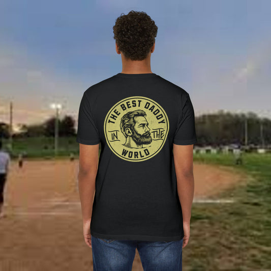 "The Best Daddy in the World" Vintage Graphic Tee – Next Level 6210