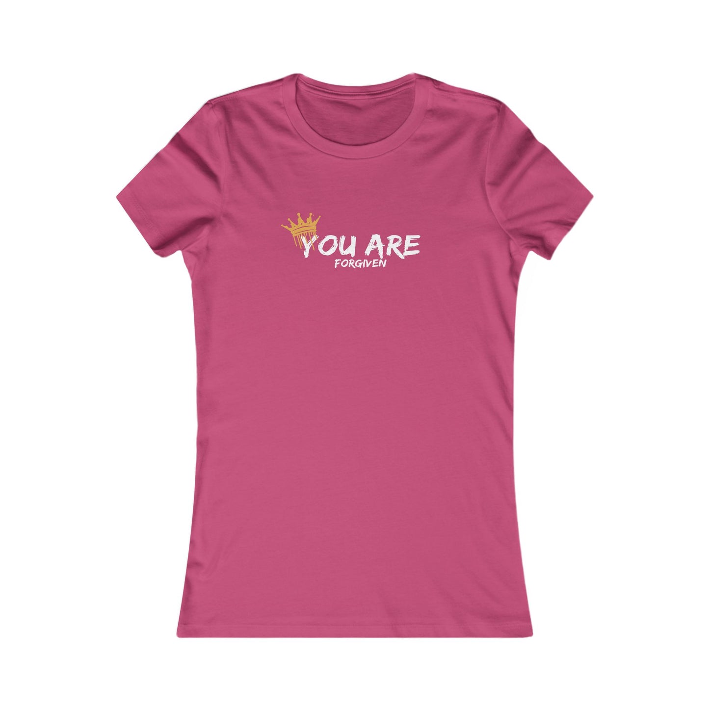 Crown of Forgiveness: Bold Typography Art, Black and Gold Design, Spiritual Message Artwork