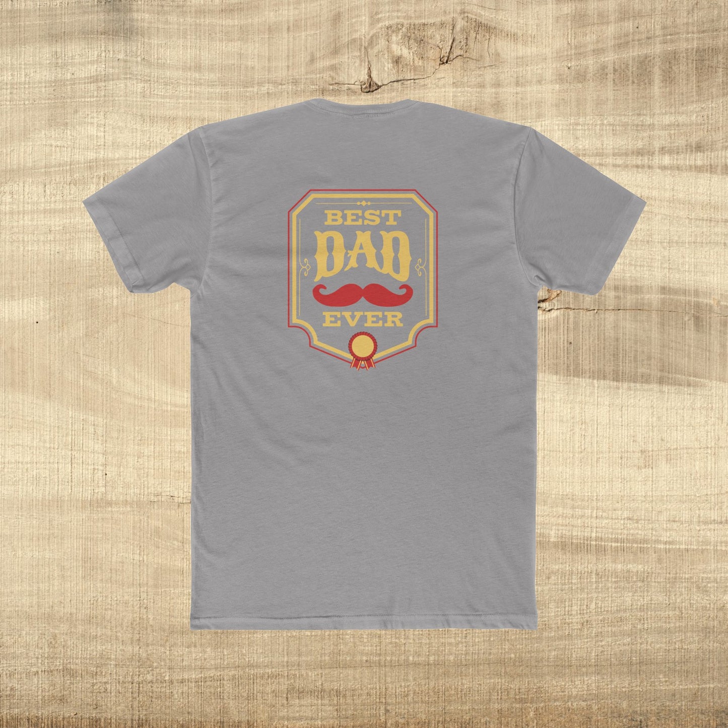Best Dad Ever Shirt Funny Fathers Day Gift Mustache Award Dad Tee