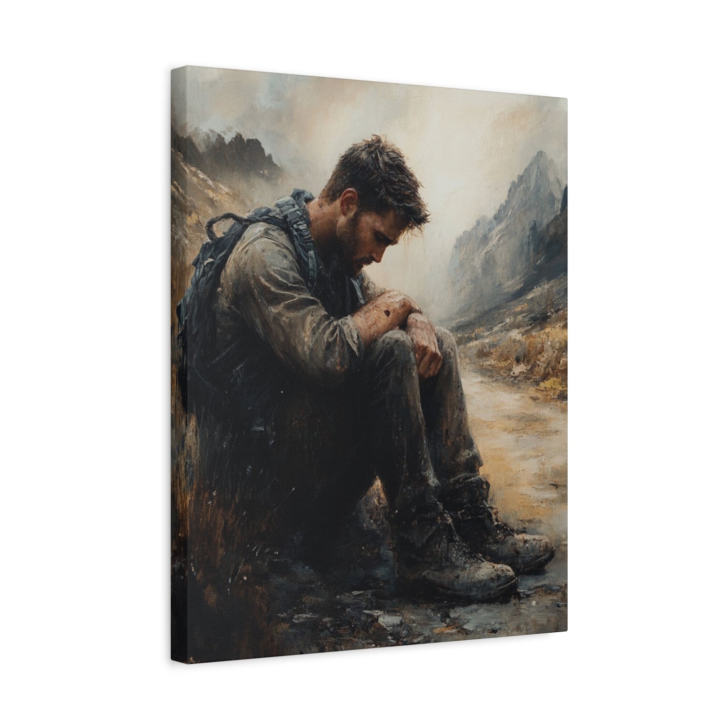 Emotional Matte Canvas Art Print, Scenic Wall Decor, Adventure Lovers Gift, Motivational Home Decoration