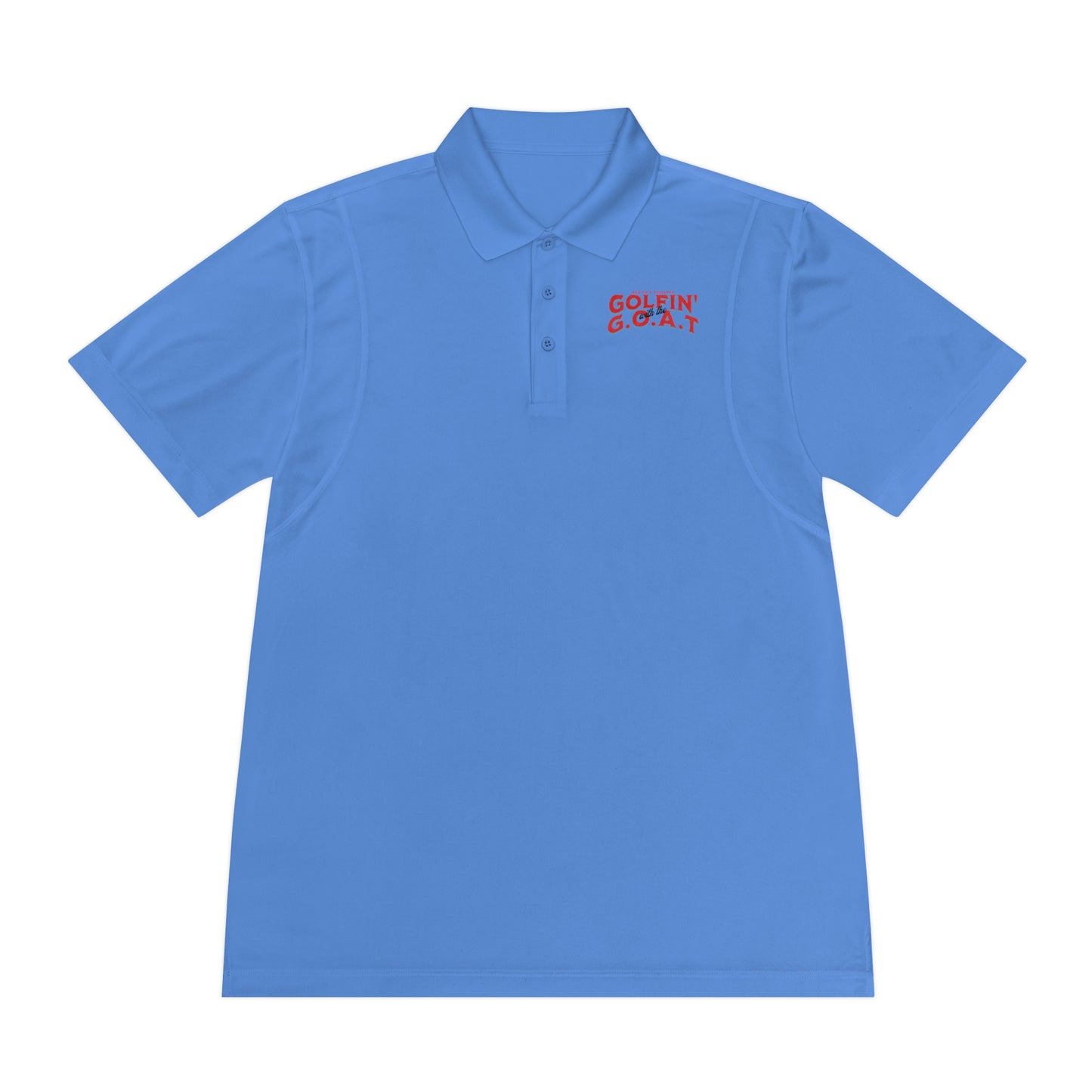 Golfing with Jesus Polo Shirt — Men's Faith-Based Golf Polo