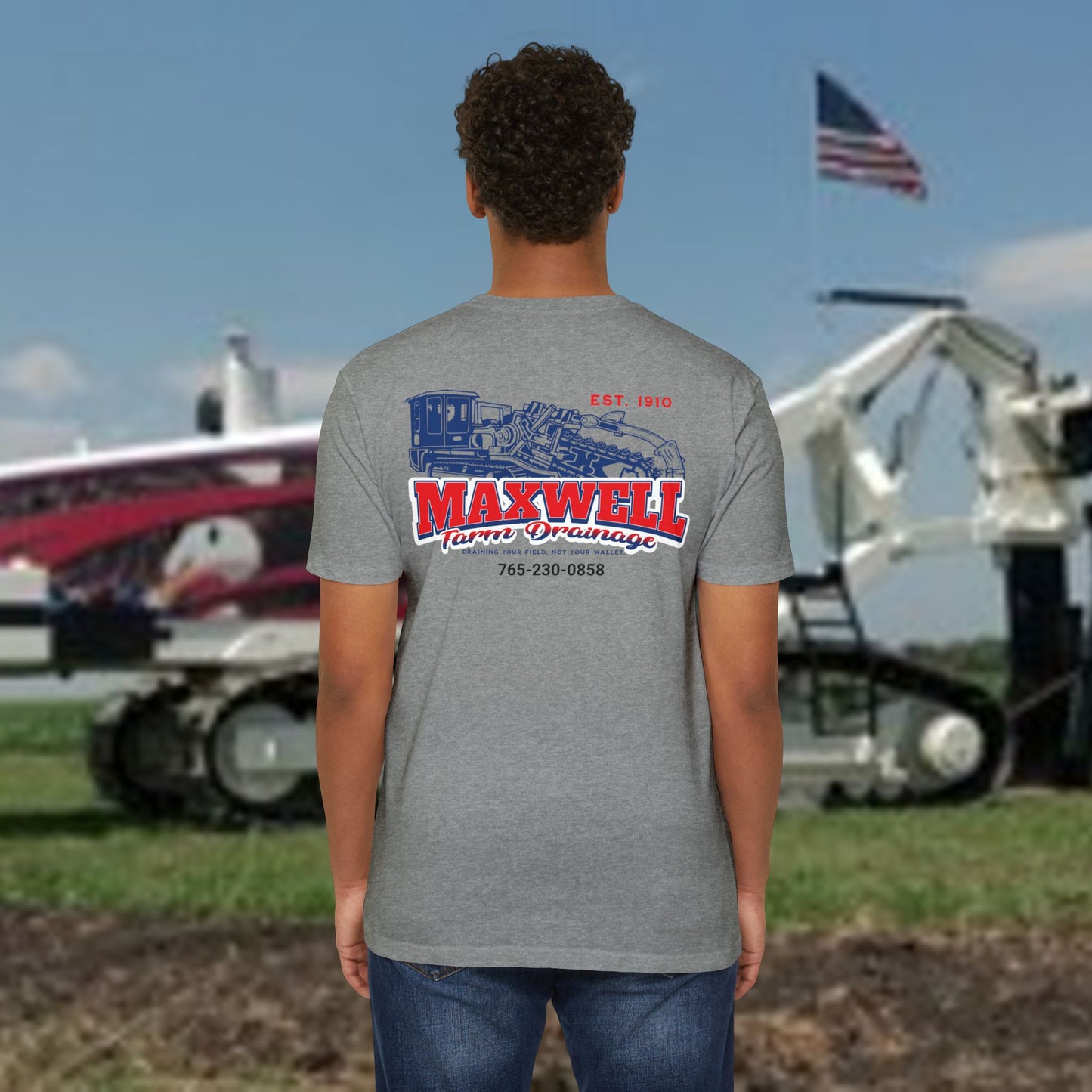 Maxwell Farm Drainage Tee (Next Level 6210)