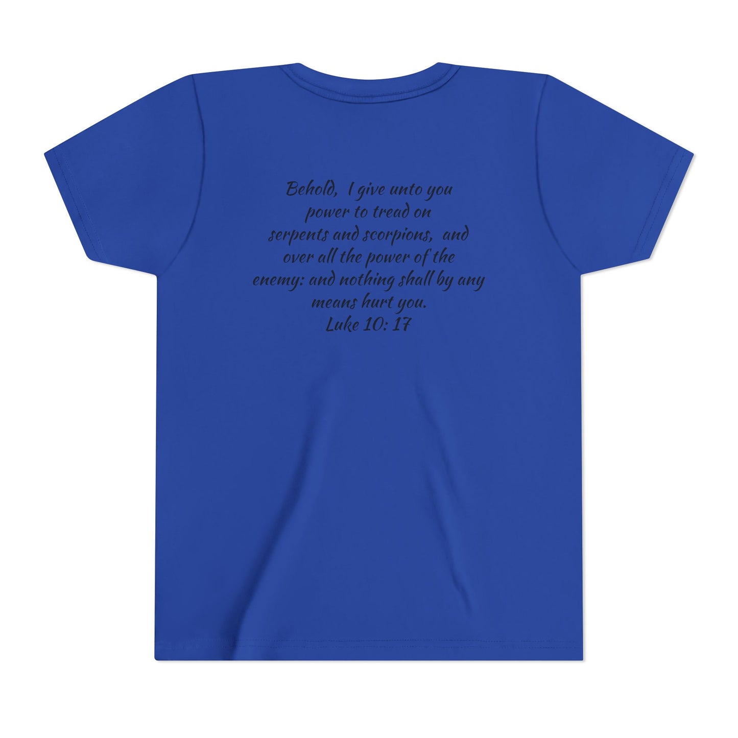 Youth Short Sleeve Tee - Let Me Cook! with Inspirational Bible Verse