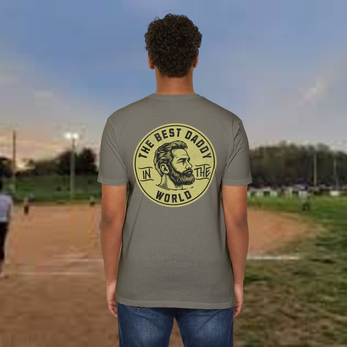 "The Best Daddy in the World" Vintage Graphic Tee – Next Level 6210