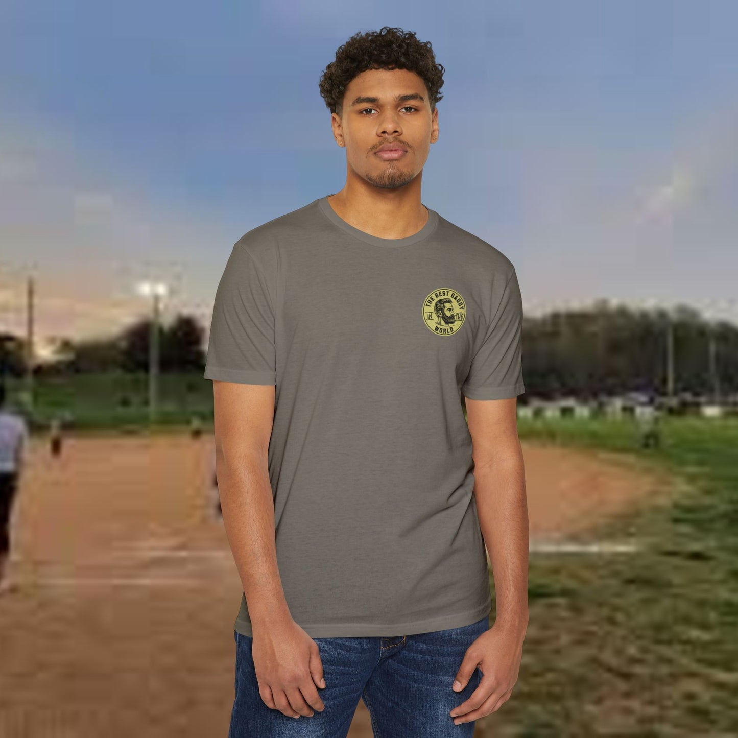 "The Best Daddy in the World" Vintage Graphic Tee – Next Level 6210
