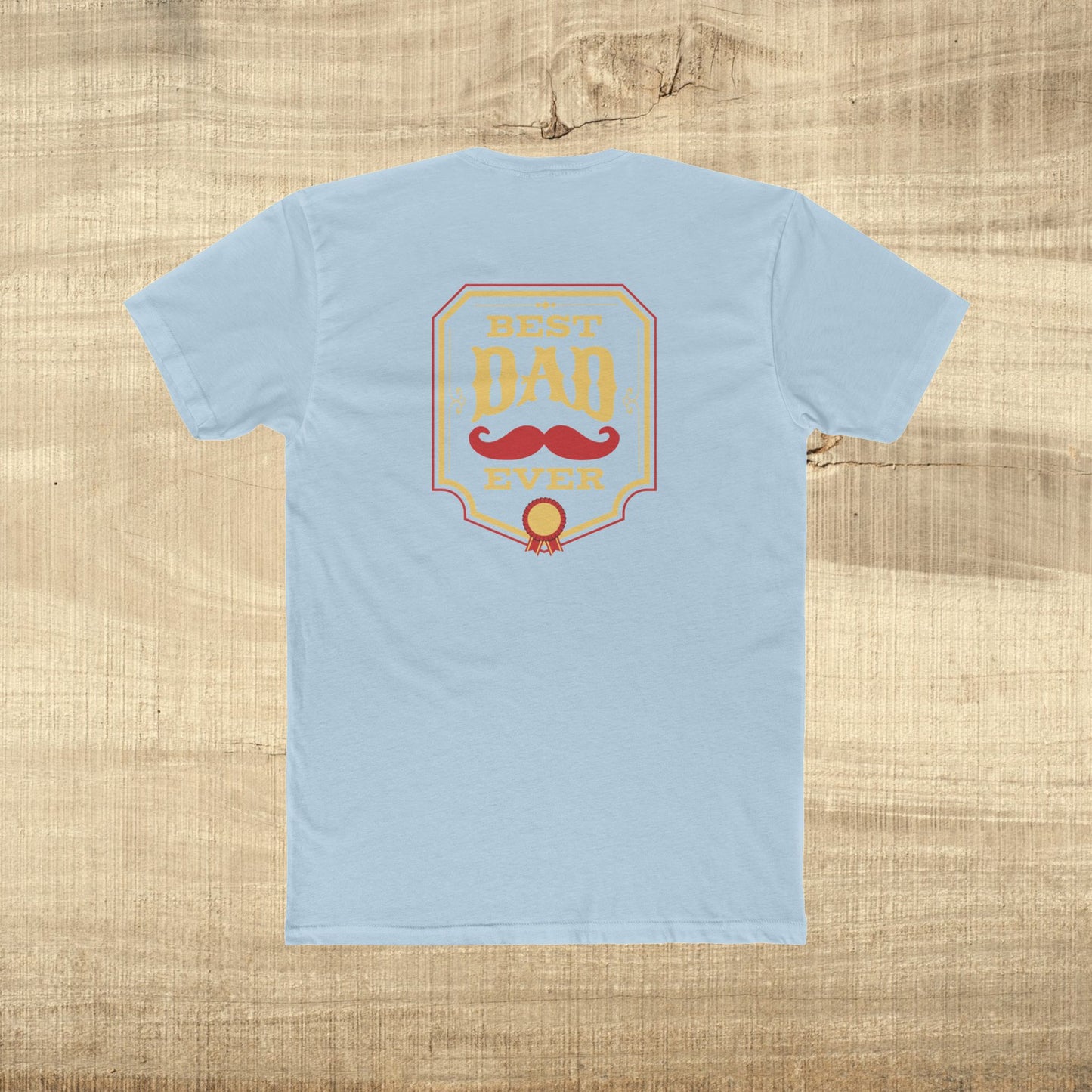 Best Dad Ever Shirt Funny Fathers Day Gift Mustache Award Dad Tee
