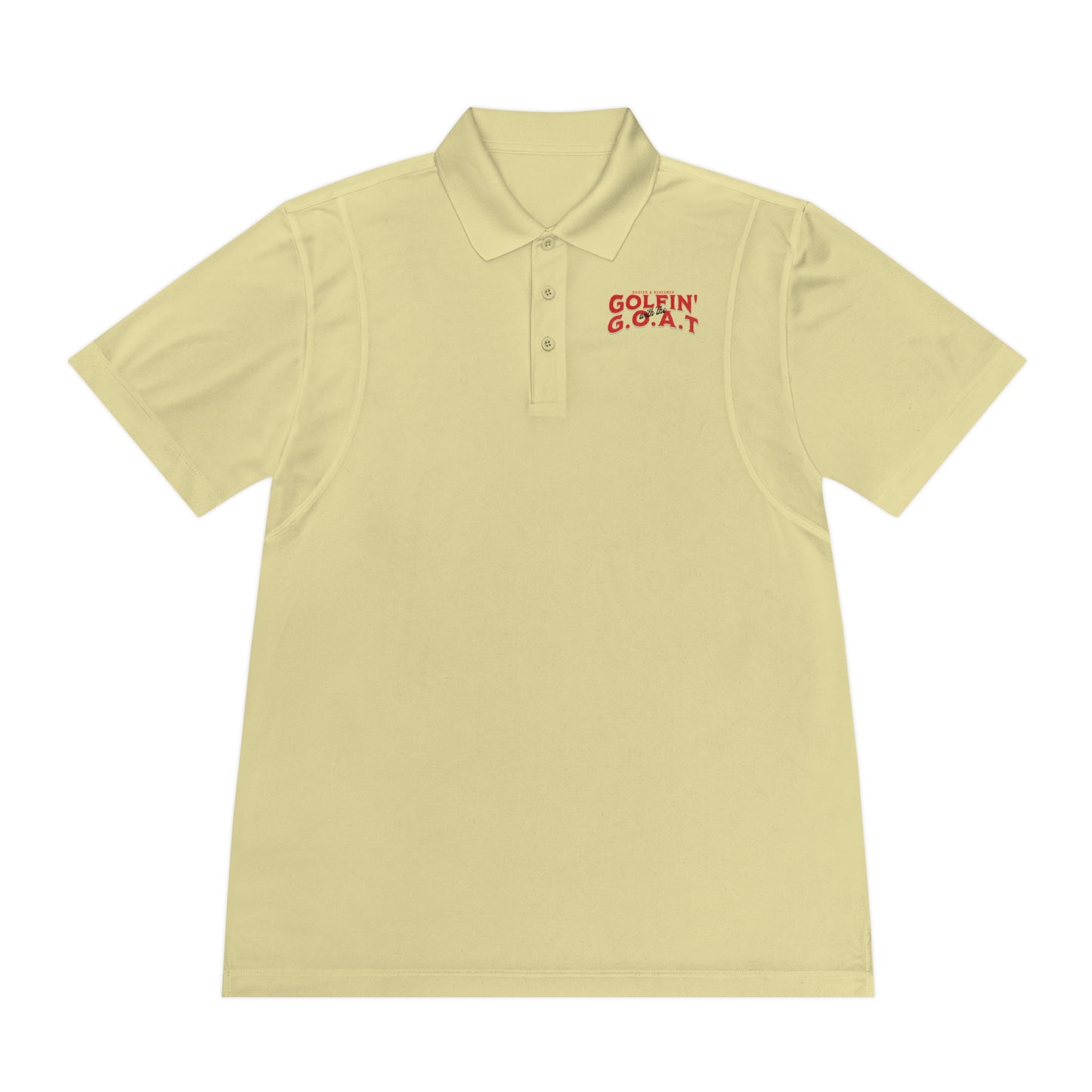 Golfing with Jesus Polo Shirt — Men's Faith-Based Golf Polo