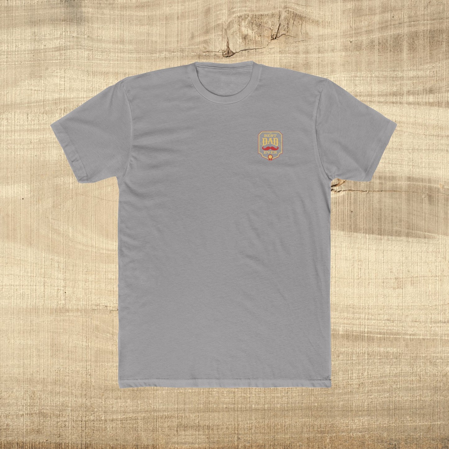 Best Dad Ever Shirt Funny Fathers Day Gift Mustache Award Dad Tee