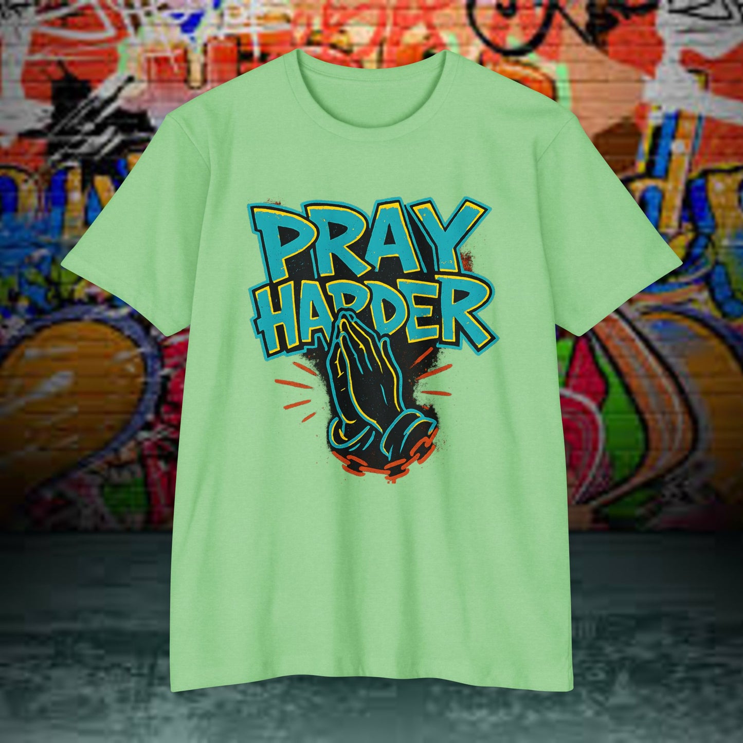 Praying Hands T-shirt, Spiritual Tee, Prayer Shirt, Unisex Graphic Tee, Gift for Believers, Casual Wear, Faith-Based Apparel