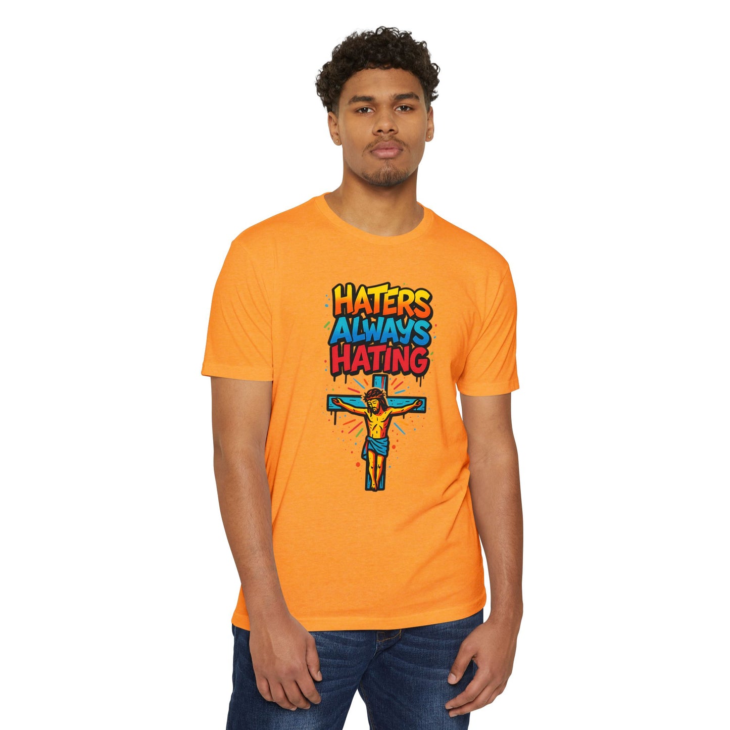 "Haters always Hating” Graffiti Streetwear Tee – Next Level 6210