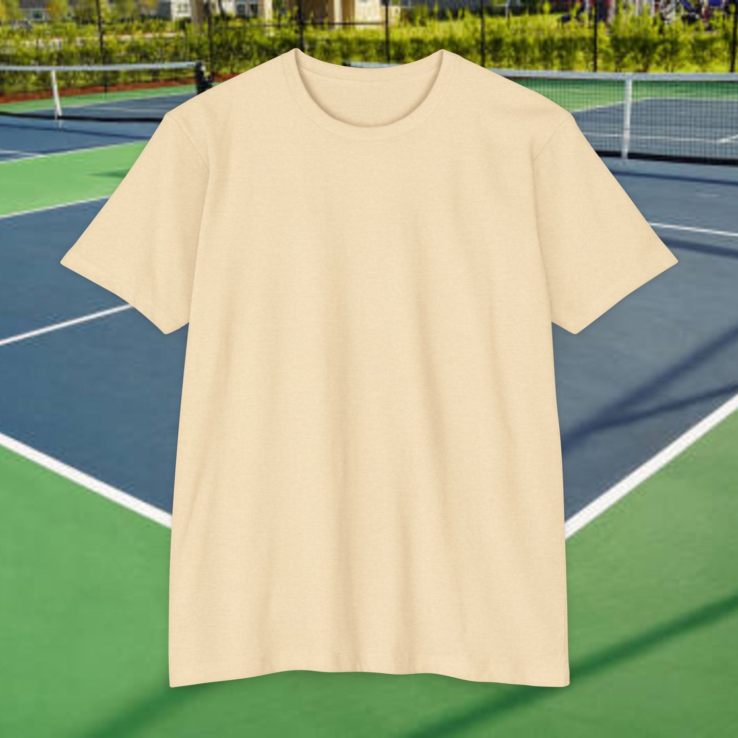 Pickleballin’ with Jesus Tee Back – Funny Christian T-Shirt – Next Level 6210