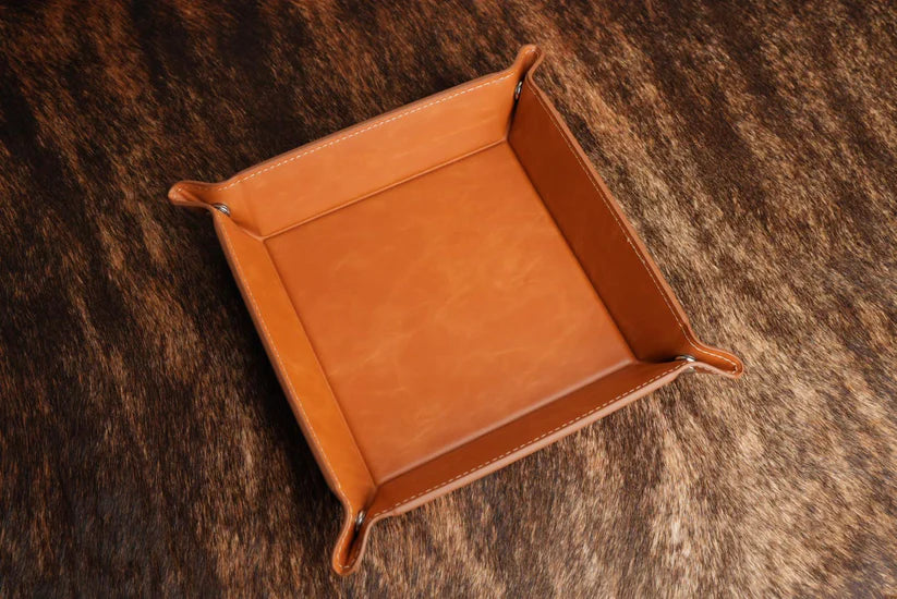 Leather Valet Trays